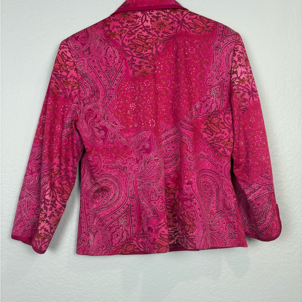 Versailles Pink Paisley Blazer - Picture 6 of 7